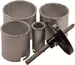 Набор коронок по кер/плитке d33,53,67,73мм (4шт) №00548