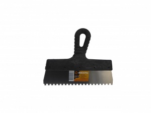 Шпатель зубч 6*6 250 мм нерж/пласт Вихрь №08442