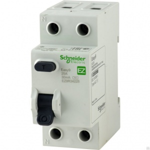 УЗО Easy9 2п 40А 30мА АС EZ9R34240 SchE №00049