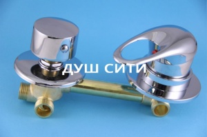 Смеситель шар д/душ/кабин монолит 3реж L120мм DC6312 под гайку №05708