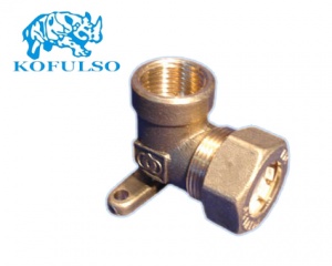 Угольник KOFULSO ц/г 15*1/2 с крепл (BL15AW) №07529
