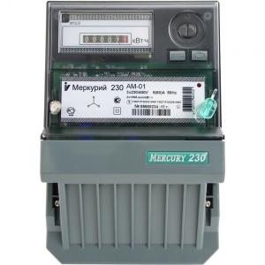 Счётчик Меркурий-230 АМ-01 (5-60А) 3ф 1тар №02525