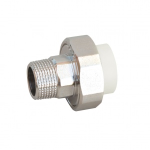 Муфта белая PPRC разъёмн НР 32*3/4 (Pro Aqua) №05212