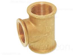 Тройник латунь 3/8" ВР №06172