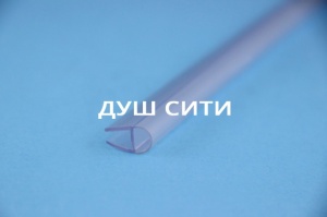 Уплотнитель-молдинг д/стекла/душ/кабин DC703A 6мм L2,2м №06674