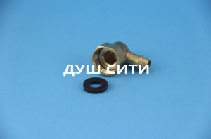 Фитинг концевой д/душ/кабин металл DC-WT002 №08223