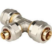 Тройник м/пл 26*26*26 ц/ц/ц Stout №00367 