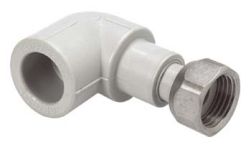 Угольник PPRC с перек/гайкой 20*3/4 (Pro Aqua) №00247