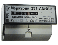 Счётчик Меркурий-231 АМ-01Ш (5-60А) 3ф 1тар №03705