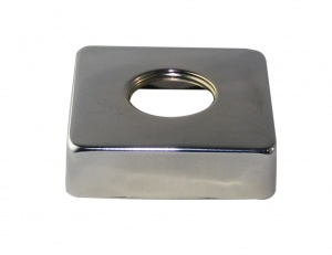 Отражатель 1/2" 60*60/h20мм хром квадрат №09217