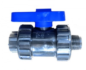 Кран шаровой ПНД 1/2*1/2 г/ш №02965