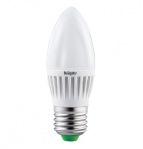 Лампа св/диод Е27 5W 2700K свеча мат 94 481 Nav №05229