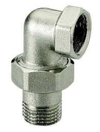 Муфта перех американка углов 3/4" хром №01319