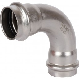 Угольник 90° ВПр-ВПр, 28, из нержавеющей стали прессовой RSS-0003-000028 ROMMER №11173