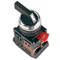 Кнопка ALCLR-22 рукоятка на 3 полож I-O-II (чёрн) №02796