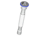 Сифон гофра д/мойки мет/вып 1 1/2"х40/50 (L800мм) G106 АНИ №03546