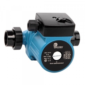 Насос цирк Wester WCP 25-40G с гайками №07888