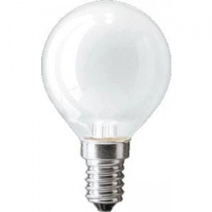 Лампа шар 60W Е-14 Osram (матов) * №03406