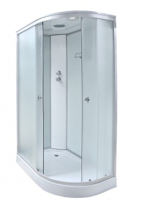 Кабина душ акрил 120*80*215 с крышей (низ/поддон) левая AQUA-0119 L СТК (Китай)  №07356