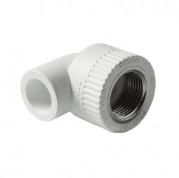 Угольник белый PPRC комбинир.ВР 32*1/2 (Pro Aqua) №11321