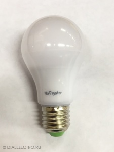 Лампа св/диод Е27 10W 2700К А60 матов 94 387 Nav №06138