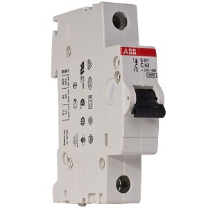Выключ автомат 1п 50А C 6кА S201 ABB №07364