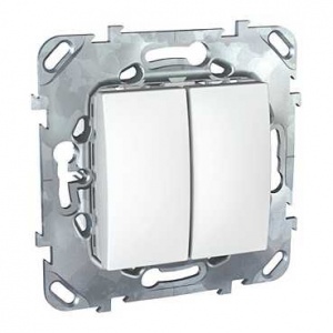 Выкл 2кл СП Unica (бел) MGU5.211.18ZD SchE №02035