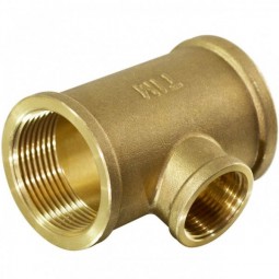 Тройник лат 3/4"-1/2"-3/4" г/г/г TIM №11106