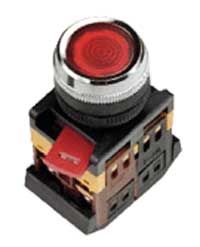 Кнопка ABLFS-22 Д-22мм 240В (красн) №00882