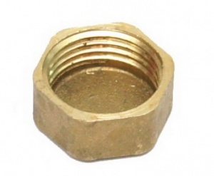 Заглушка хром ВР ДУ-32 (1 1/4") №00640