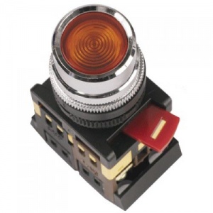 Кнопка ABLFS-22 Д-22мм 240В (жёлт) №00880