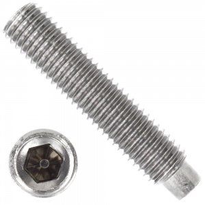 Винт устан с цапфой 20*60 черн DIN 915 (ГОСТ 11075) №09679