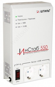 Стабилизатор напряжения инверторный ИнСтаб 550, 550ВА Штиль №03855