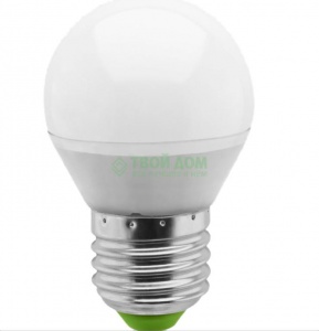 Лампа св/диод Е27 5W 4000K шар мат 94 479 Nav №05124