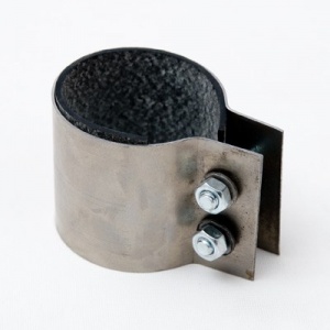 Хомут д/ремонта 2 1/2" (75-80мм) шир 70мм №05335