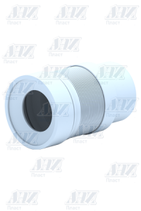 Отвод для унитаза гофра гладк/выпуск d110 L200-360мм К821 АНИ №04797