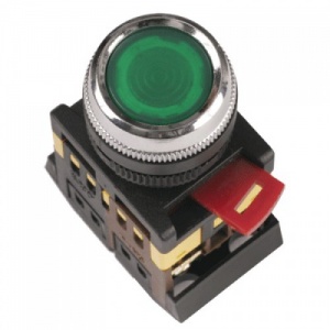 Кнопка ABLFS-22 Д-22мм 240В (зел) №00881